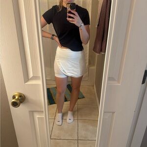 Lululemon asymmetrical layered HR tennis skirt